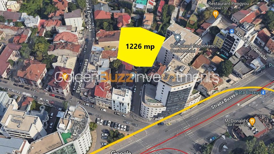 Super Pozitie | Teren Piata Victoriei | 1226 mp | CUT: 2 | POT: 50 % | - Schiță 4