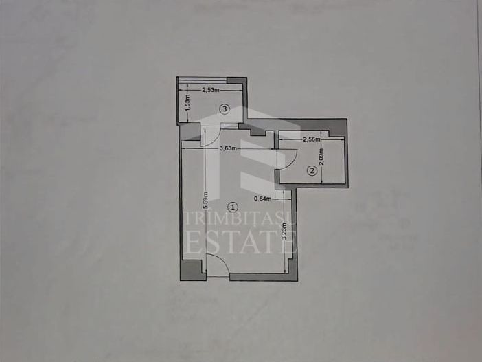Garsonieră modernă Militari Residence | Etaj 5 | Bloc 2020 | Mobilată - Schiță 11