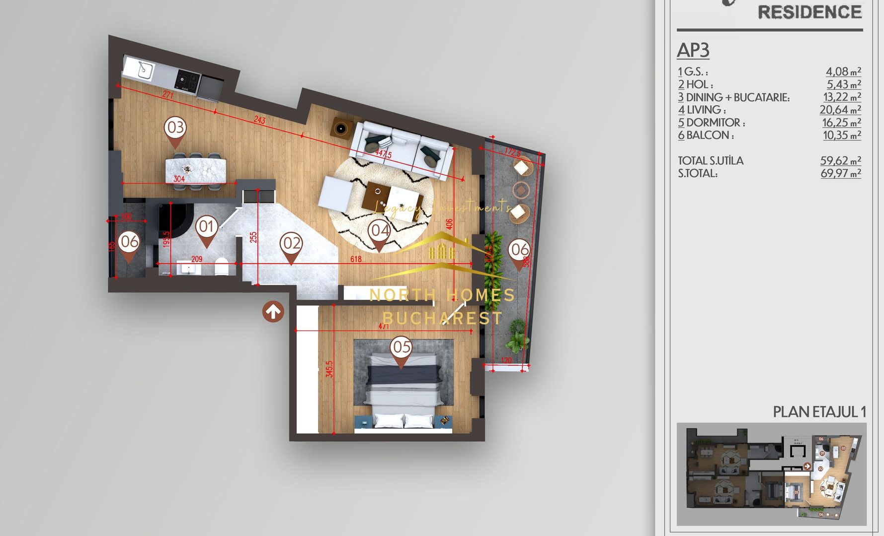 COMISION 0 -Apartament 2 CAMERE -de vanzare -BUCUR OBOR-NOU 2025 -PROMOTIE - Poză 15