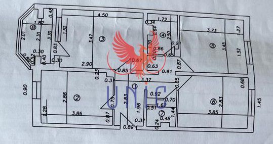 Apartament cu 3 camere de vânzare în 1 Mai, Craiova - Schiță 6
