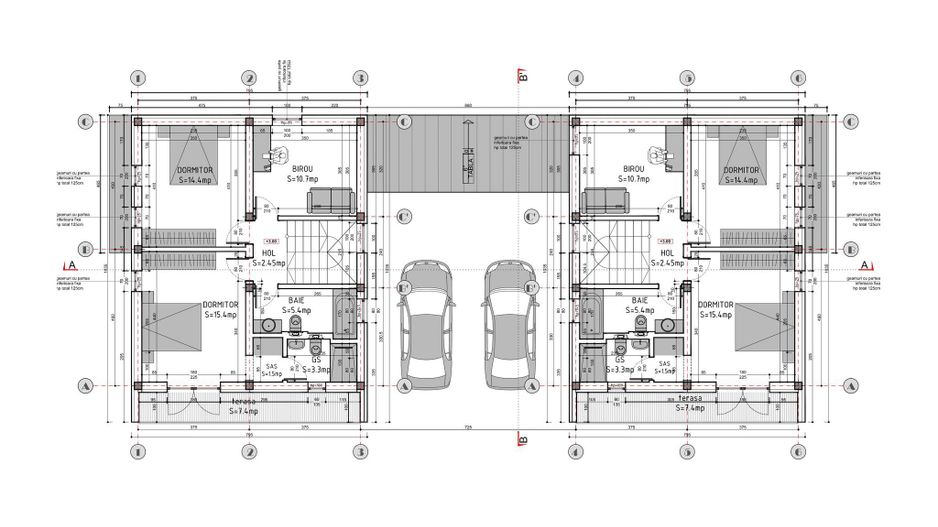 Duplex despartit de camera tehnica, Dumbravita, 3 Dormitoare, 3 Bai,Zona Retrasa - Poză 5