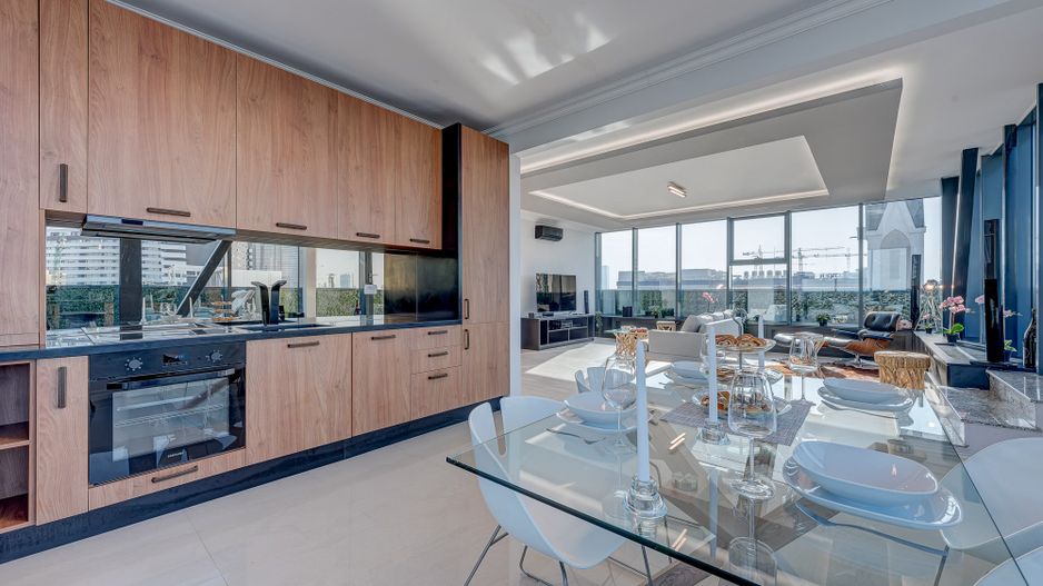 Penthouse cu design newyorkez și terasă de 42 mp | Herăstrău–Aviației - Poză 5