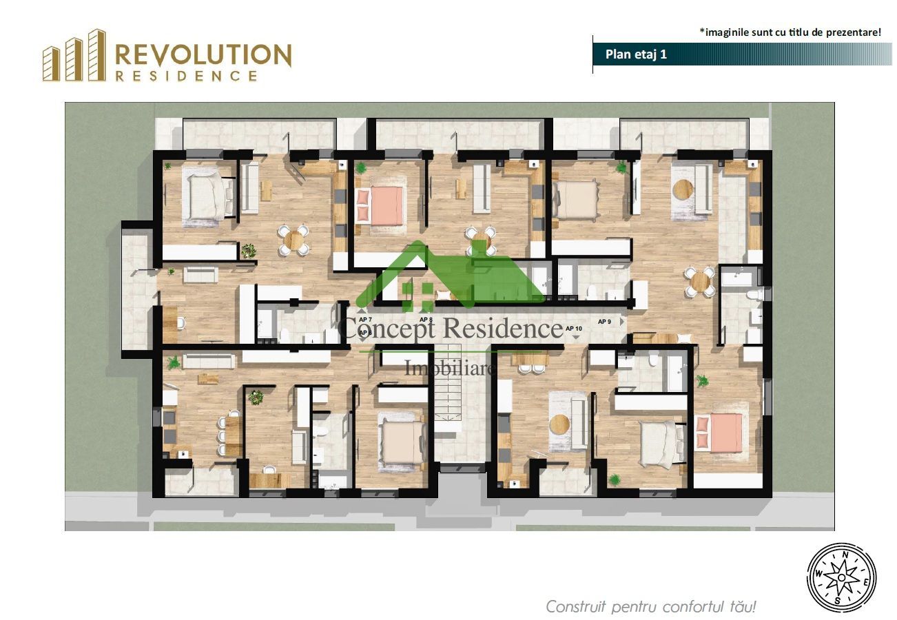 Comision 0%! Apartament 2 camere bloc nou, etaj 1,Oltului - Poză 5