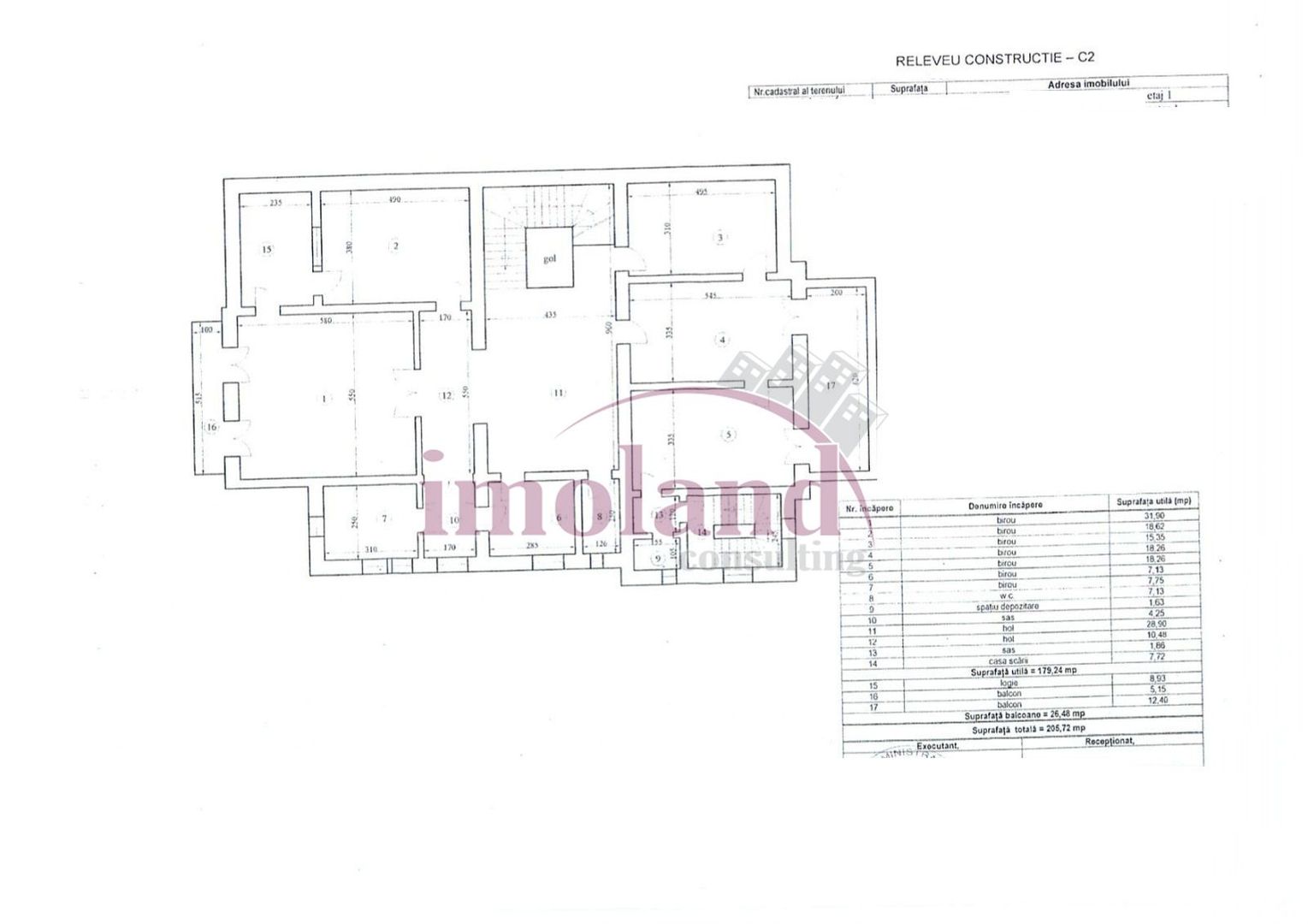 Vila - Piata Romana - inchiriere - Schiță 36