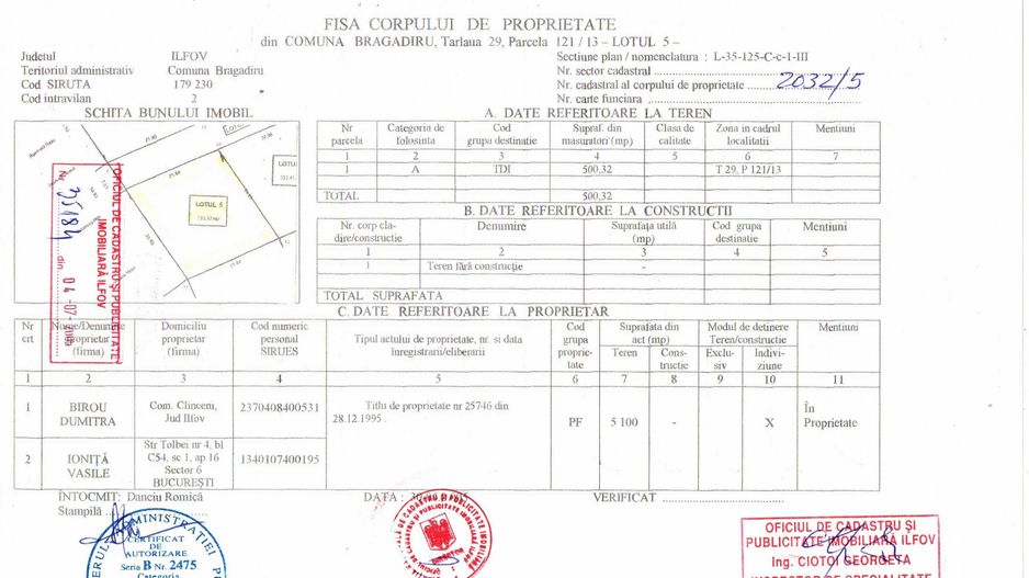 De vanzare teren intravilan, zona Bragadiru, granita Sector 5 - Poză 4