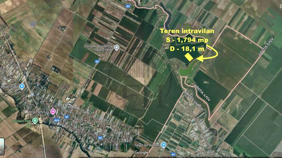 Teren intravilan de vanzare Vidra, Ilfov - Poză 2