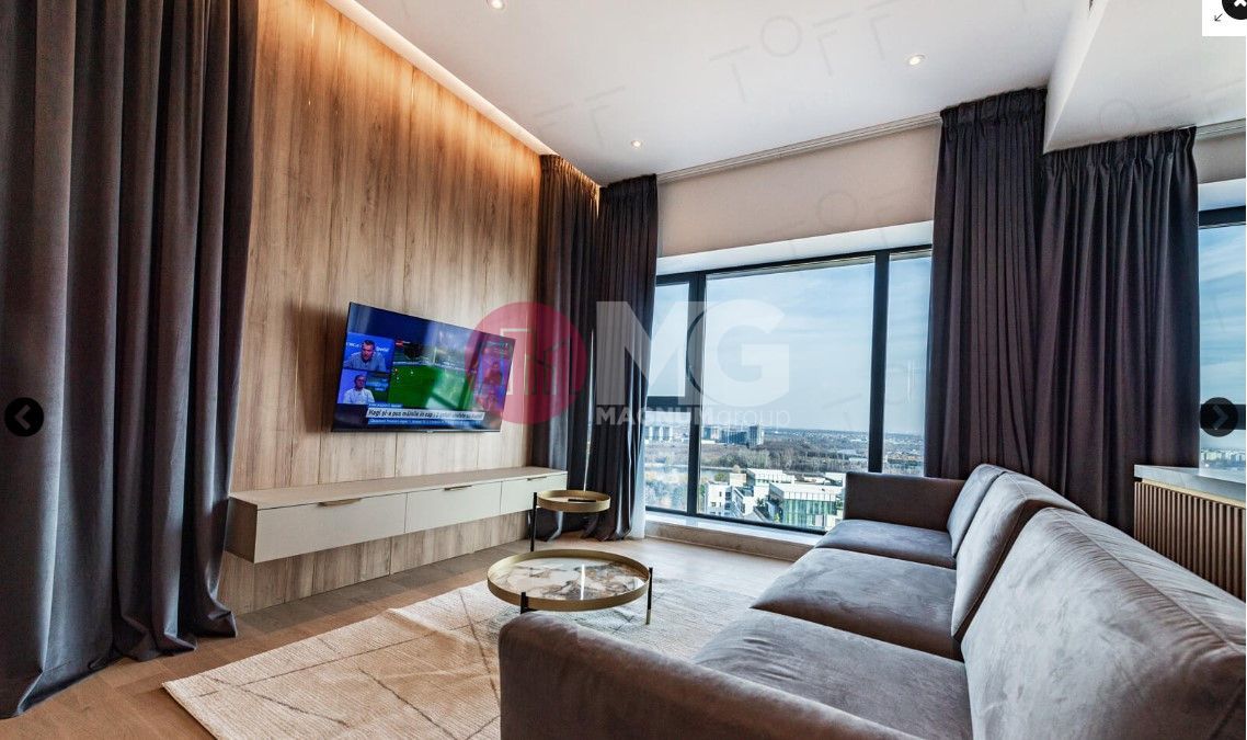 Apartament 4 camere de vanzare One Verdi Park- etaj 14- mobilat utilat - Poză 1