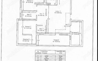 Apartament 3 cmere Giroc spatios - Schiță 10