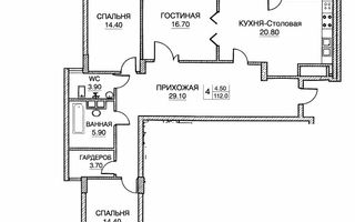 Vânzare, apartament, 3 camere + living, str. Vasile Lupu, Buiucani - Poză 20