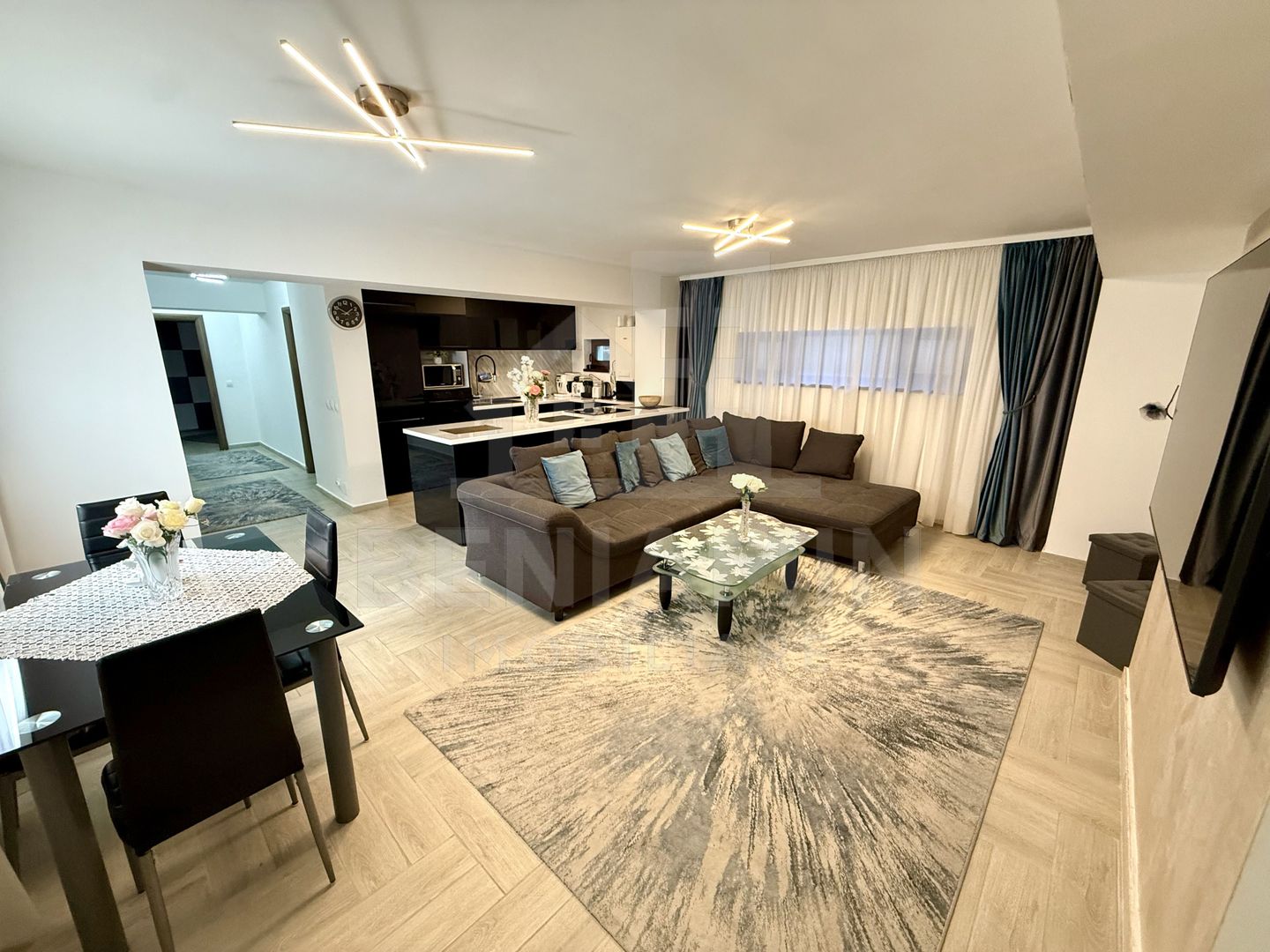 3 camere - 92mp - 2017 -mobilat -utilat - centrala - Gradina Botanica - Poză 1