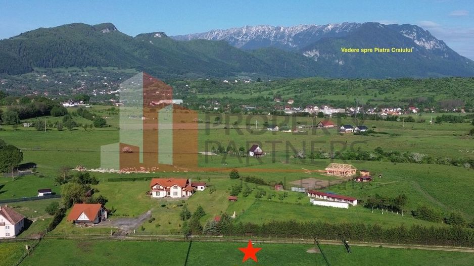 Teren intravilan 1.495 mp | Bran- Tohanu Nou | Vedere Bucegi | Deschidere 45 m - Poză 2