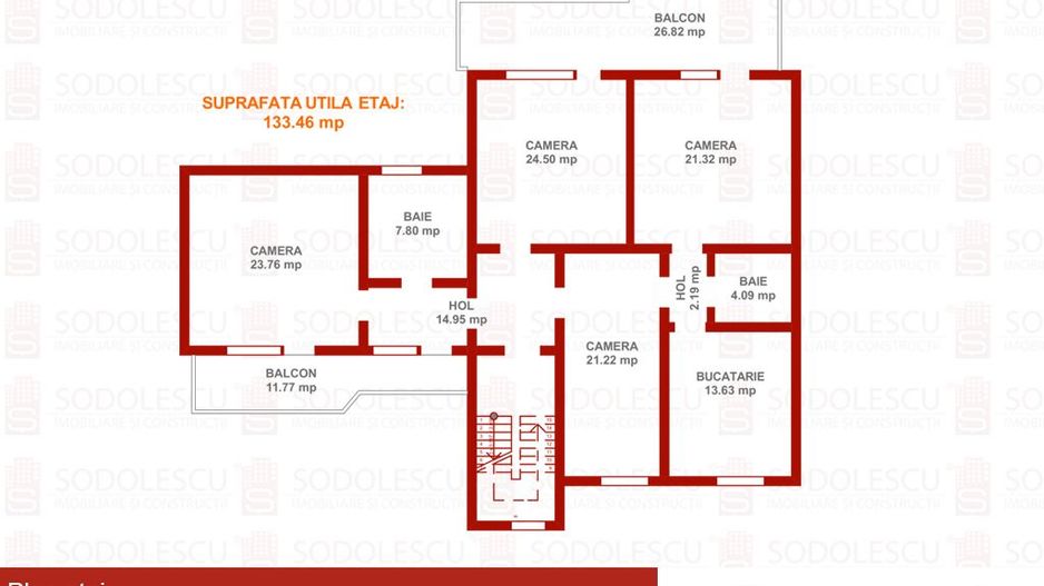 Vila  zona Elisabetin P+2E+M - Poză 3