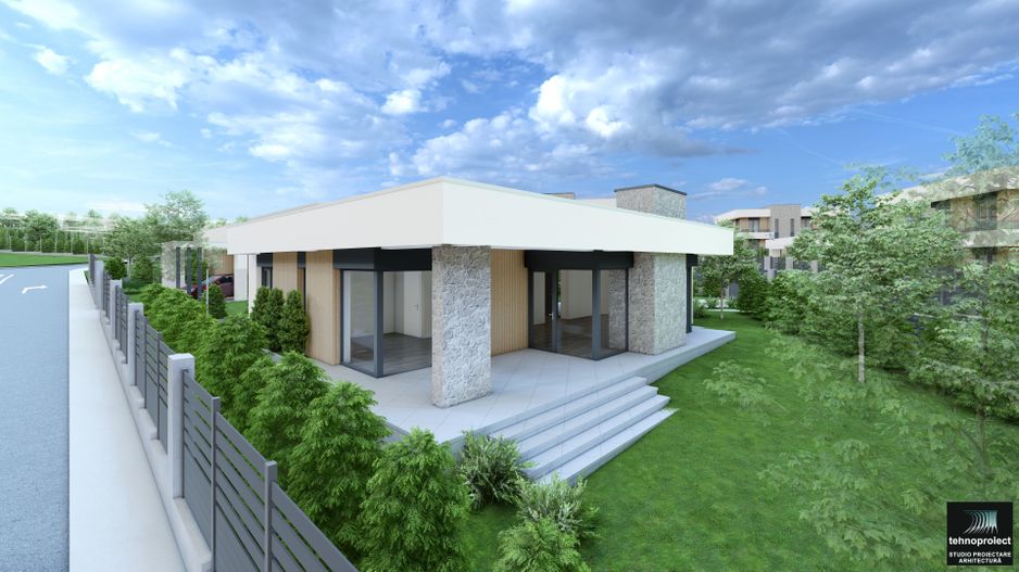 Vilă nou construită, 130 mp, 4 cam, Oradea. 230.000 € + TVA - Poză 2