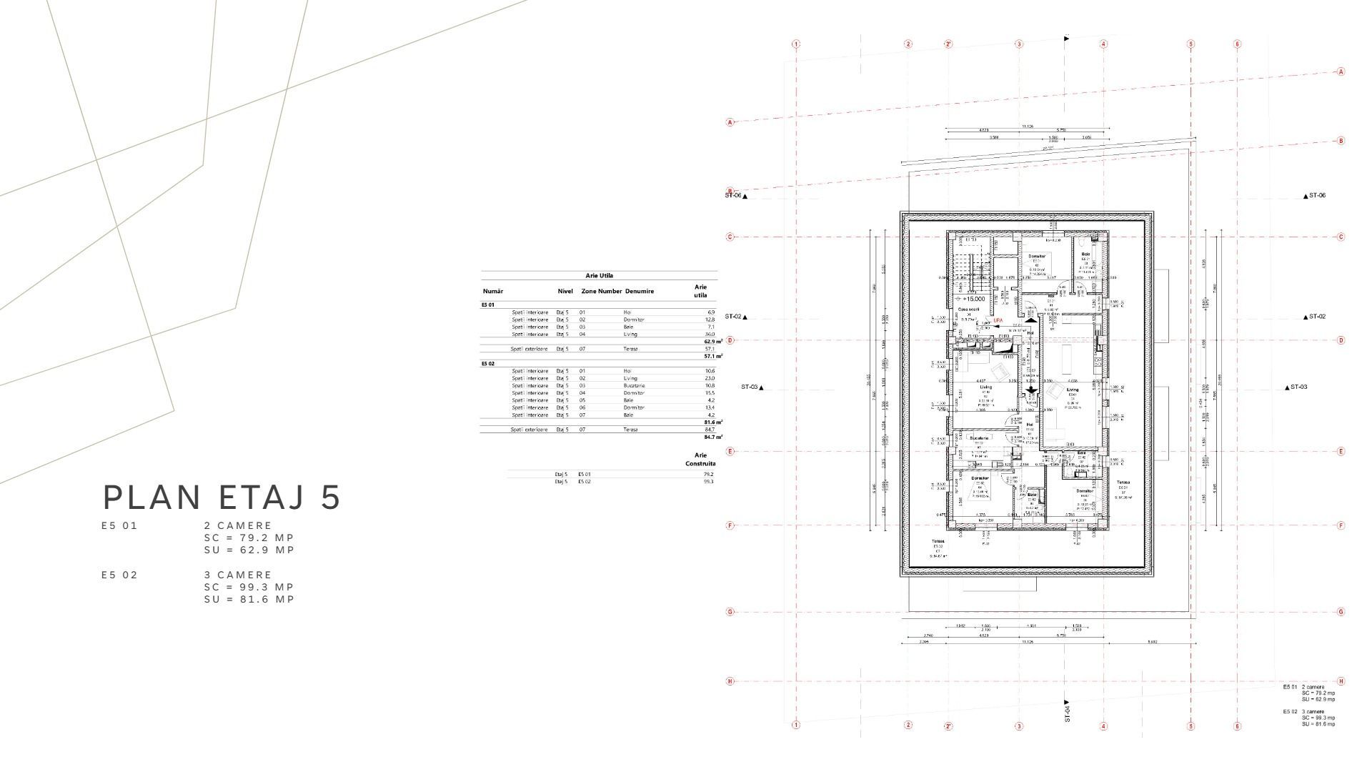 Proiect rezidențial cu AC – 29 apartamente – 4.330 mp – 35 parcări – S - Poză 19