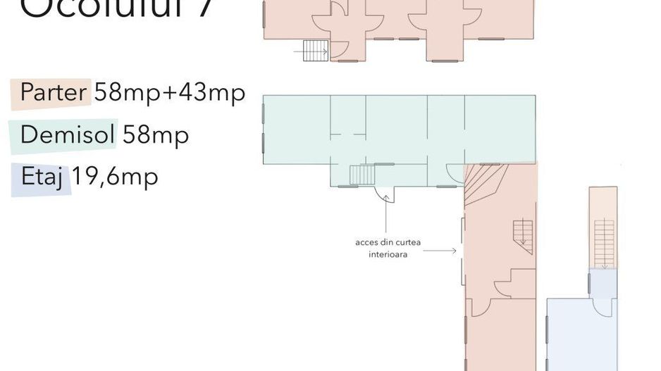 Casa D+P+1 cu curte 100mp, incadrare birouri, zona Eminescu - Poză 16