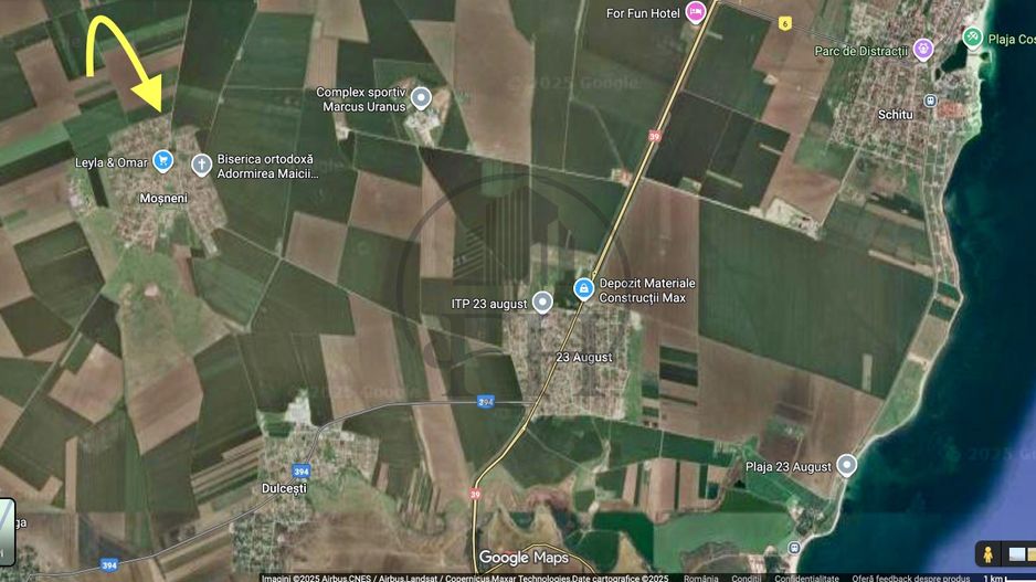 Teren intravilan de vanzare Mosneni, 23 August - Poză 3