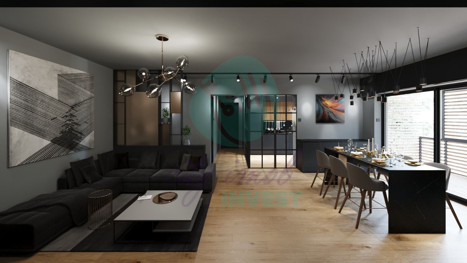 Apartament 3 camere cu terasa de 10 mp - Poză 2