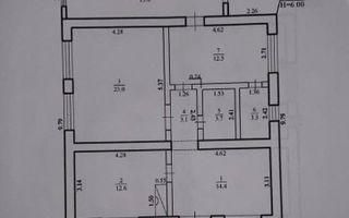 Vânzare, casă individuală, 2 nivele, str. Fructelor, or. Ialoveni. - Poză 41