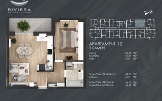 InvestZone vinde ap 2 camere in complex Riviera Oradea - Poză 1