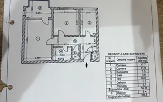 VANZARE 2 CAMERE | ZONA TITAN- PARC IOR | ETAJ 3 - Poză 13