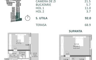 Apartament nou 3 camere cu supanta | Comision 0% | langa The Nest - Poză 2