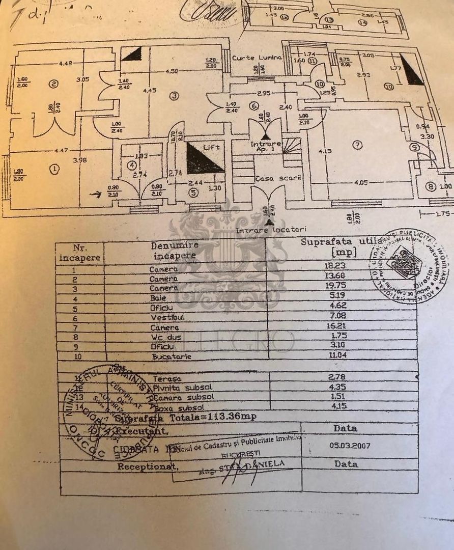 Dacia | Aurel Vlaicu | 4 Camere | Parter Inalt | 113 mp - Schiță 20