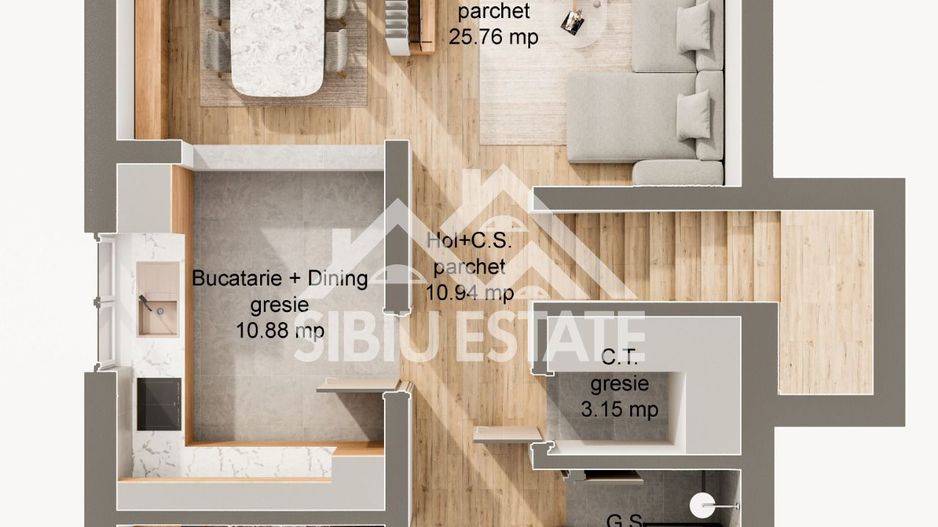 Casa individuala noua 4 camere, 3 bai - Poză 9