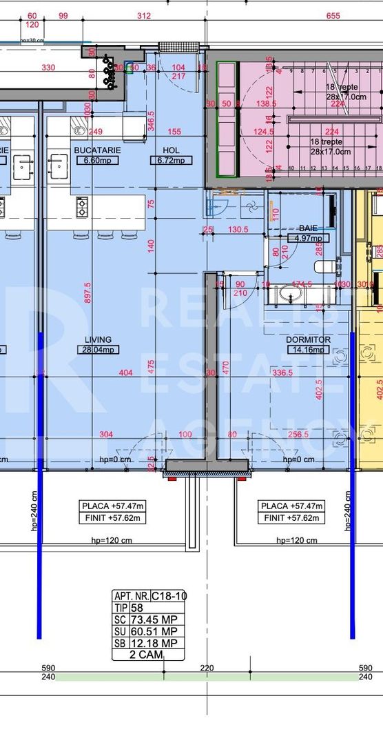 Vânzare. apartament, 2 camere, Pipera, București - Schiță 9