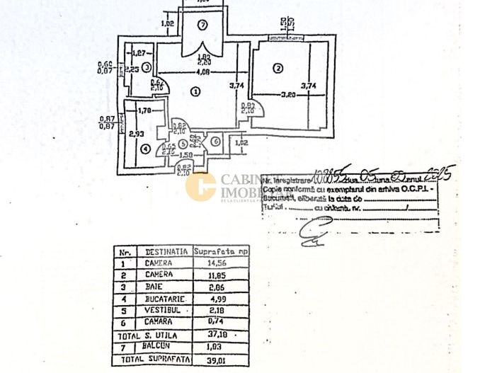 2 dormitoare + living  I Universitate I Bloc 1960 I Pretabil AIRBNB - Poză 23
