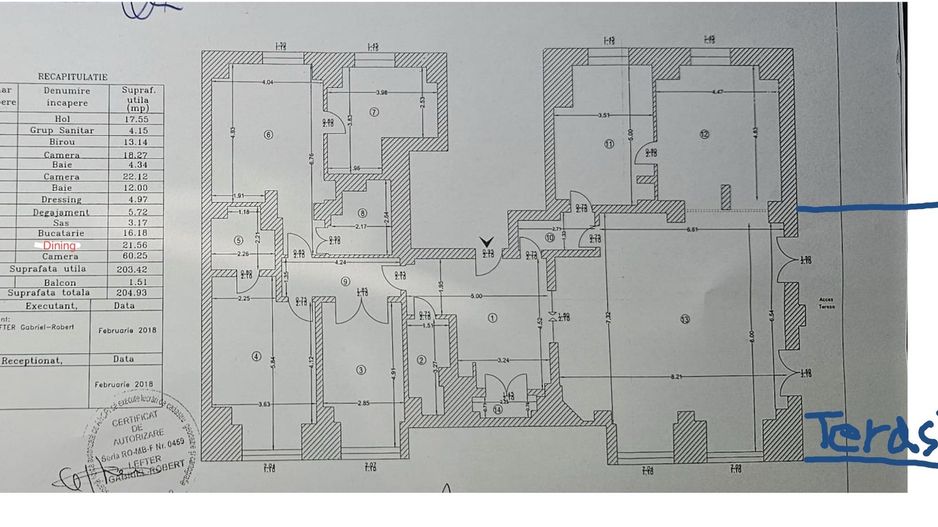 Apartament 4 camere cu terasă generoasă, etaj 6 - Poză 12