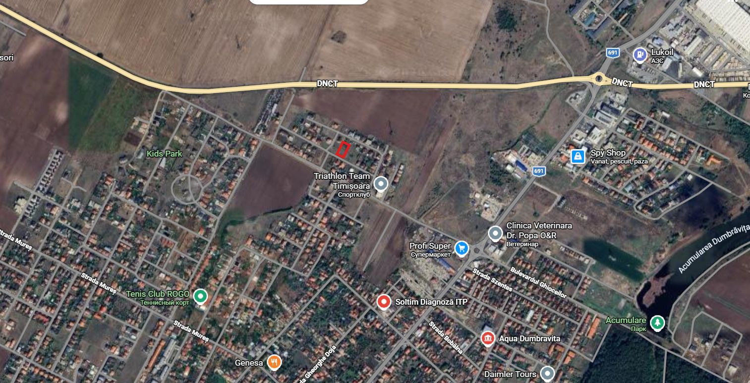 Comision 0%, Teren 864 Mp, 20 M Front, Dumbravita, Centura Timisoara - Poză 5