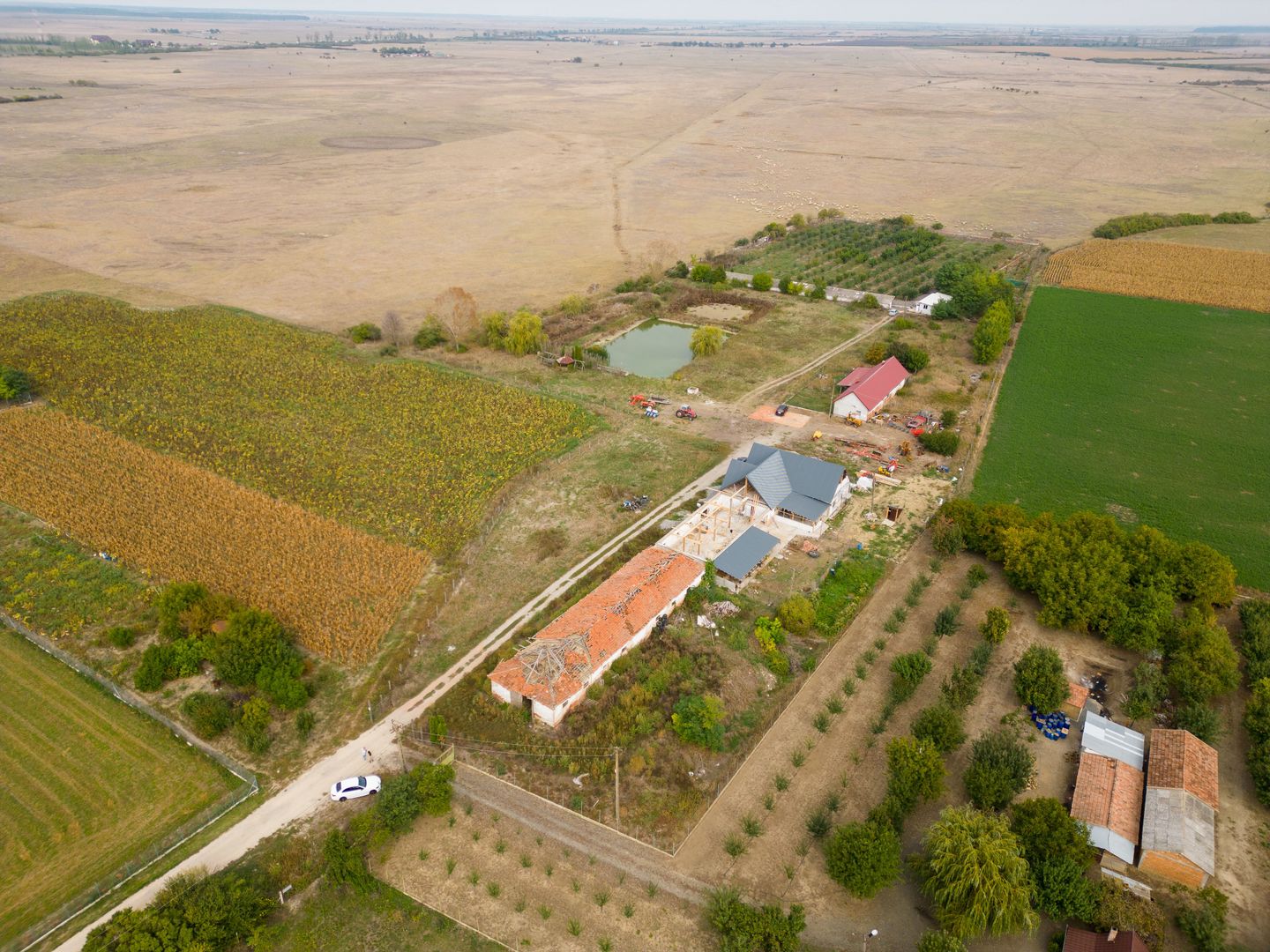 Teren 13.418 mp intravilan cu casă și 2 iazuri - Poză 3