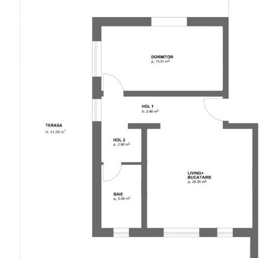 Apartament tip penthouse 2 camere | Terasa 41 mp | Mehala | Comision 0 - Schiță 20