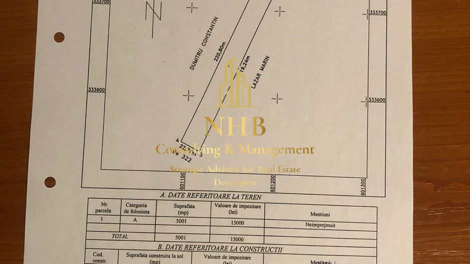 Teren de Vânzare – 5.000 mp la drumul principal în Comuna Găneasa - Poză 3