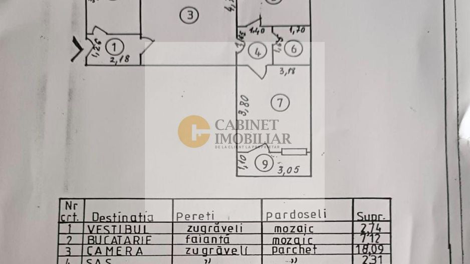 3 camere I Cismigiu I Etaj 5/6 I 1960 - Poză 13