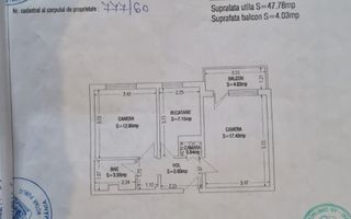 Tomis Nord - Apartament decomandat cu 2 camere, mobilat și utilat. - Poză 14