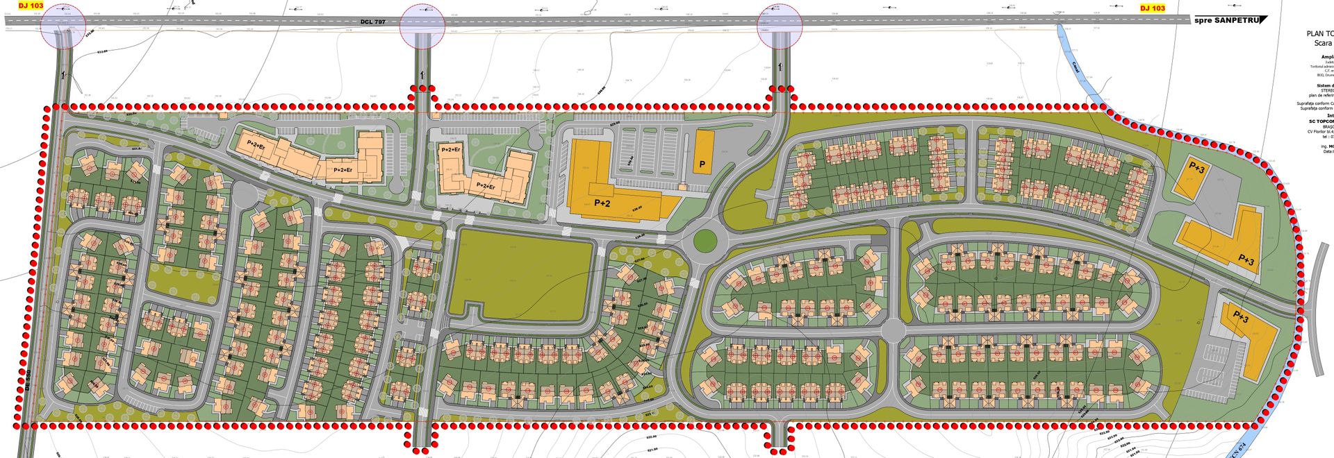 Teren intravilan 8791 m2 Sanpetru-Bod,CF curti-constructii,COMISION 0% - Poză 3