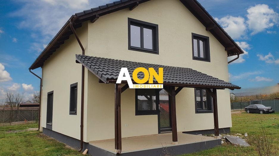 Casă nouă P+M, 5 camere, încălzire pardoseală, Alba-Micești, stânga - Poză 2
