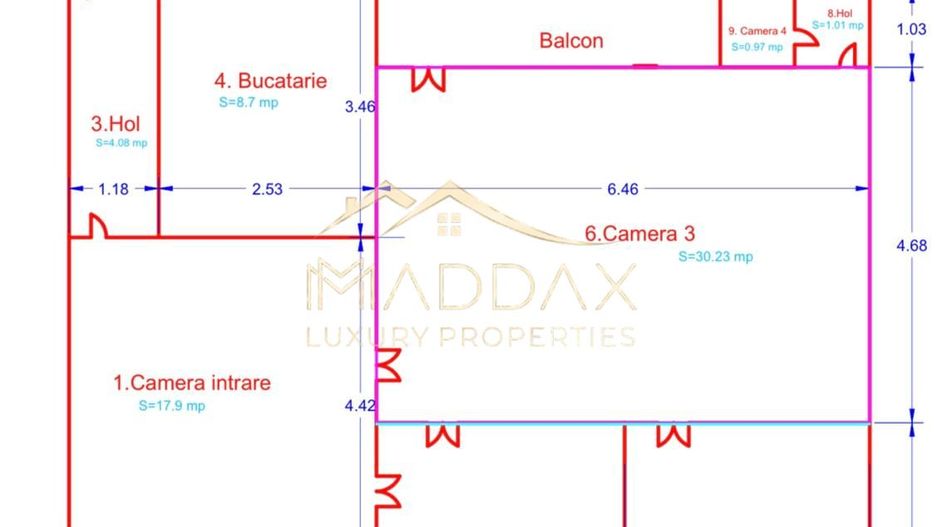 Spatiu de birouri in Vila Interbelica ***104mp utili***// Victoriei - Schiță 32