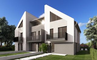 Vilă Triplex 4 Cam Arhitectură Modernă- Grădină Individuală -Panouri solare - Poză 5