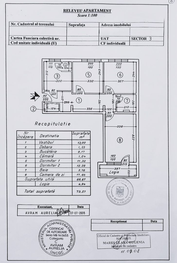 Apartament renovat, decomandat, luminos | Zona Dristor metrou - Schiță 15