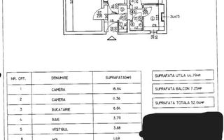 Apartament 2 Camere | Renovat 2025 | Etaj Intermediar | Boiler - Schiță 23
