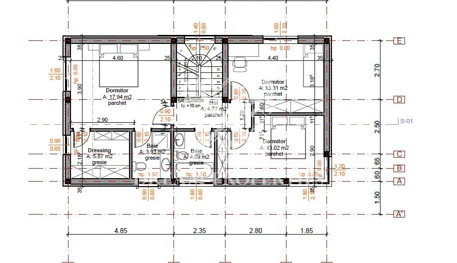 COMISION 0%! Casă individuală, 5 camere, 3 bai, teren 474 mp, Chinteni - Poză 12