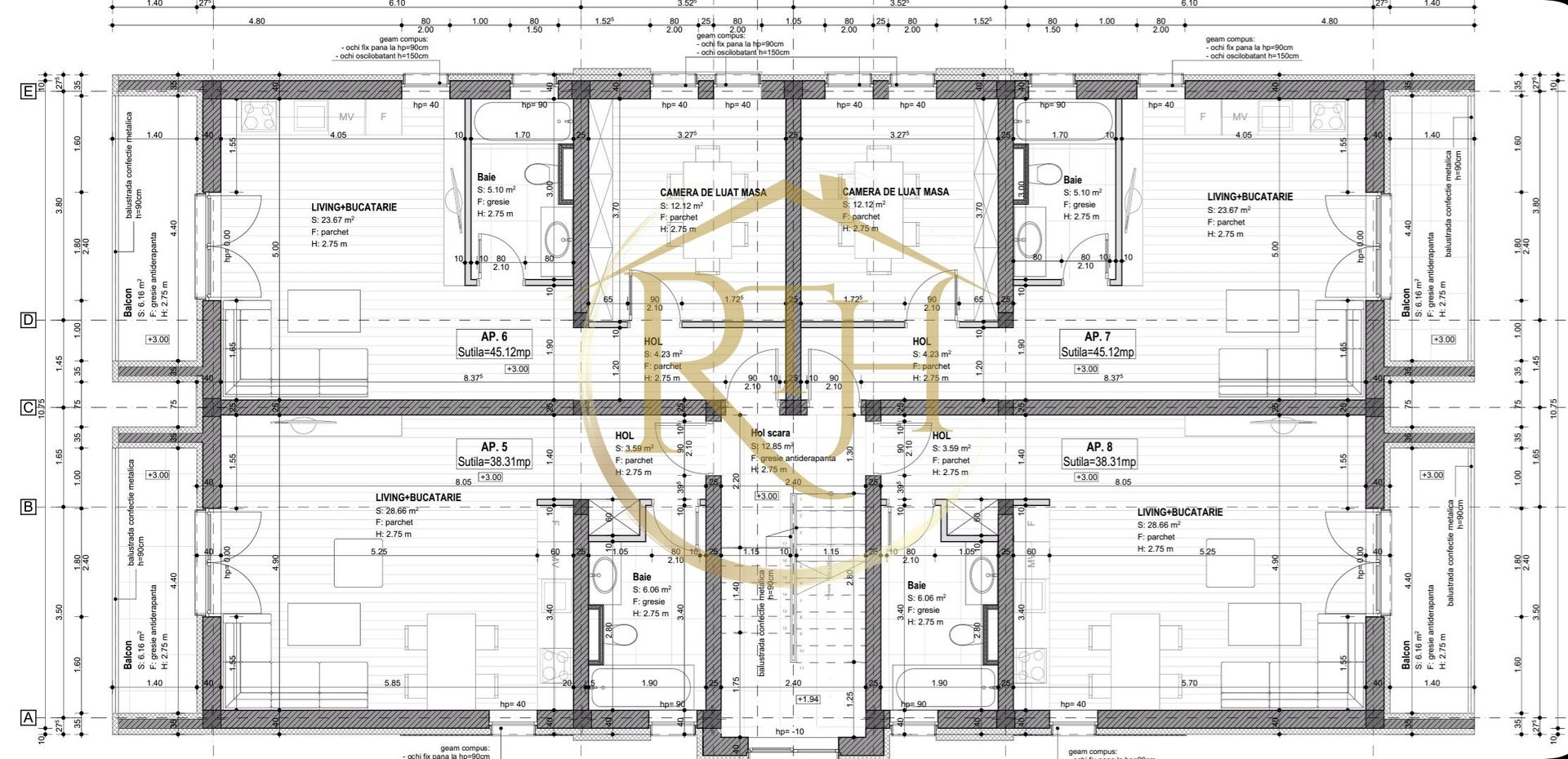 Oferim spre vanzare apartamente cu 2 camere,  Giroc, Calea Urseni 0% Comision - Poză 8