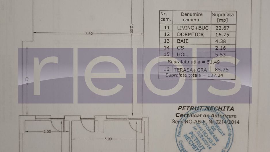 VANZARE 2 CAMERE 2 BAI 52MP TERASA/GRADINA 87MP PARCARE INCLUS UNIRII - Poză 16