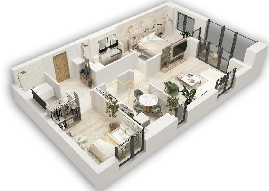 Apartament 3 camere***102 mp***NOU***ultrafinisat//OMV Pipera - Schiță 23