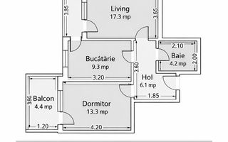 2 Camere High Level Plaza Residence Exigent Mall Afi Politehnica - Poză 9