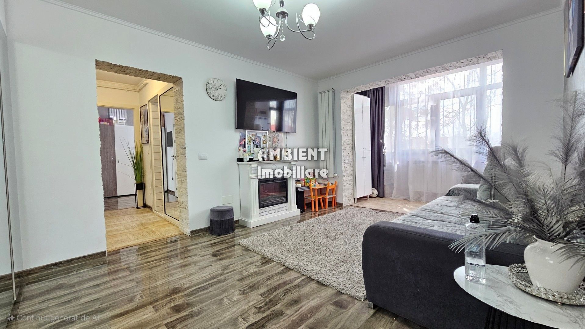 Apartament 3 camere, etaj 2, mobilat și utilat, zona DONICI; - Poză 2