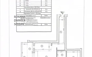Chirie, 2 camere + loc de parcare, Pipera - Schiță 12