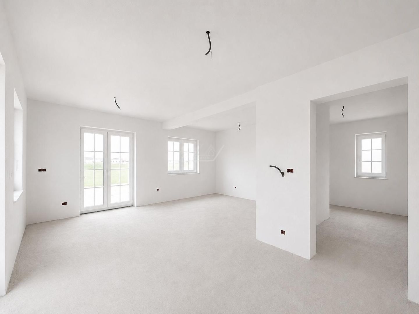 Duplex cu 3 camere si 2 bai. Finisaje la alegere. - Poză 1
